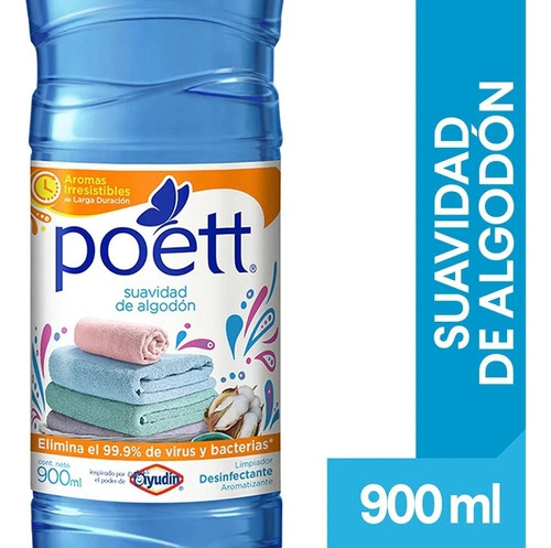 Limpiador Poett Liquido De Pisos Aroma Solo Para Ti 900 Ml