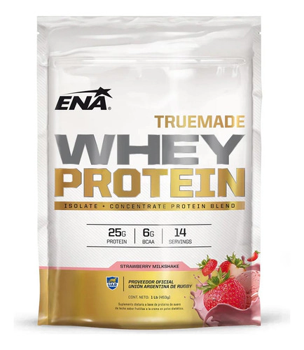 Proteina Ena Whey True Made Aislada Concentrada 1 Lb