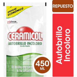 Autobrillo Ceramicol Incoloro 450 Ml