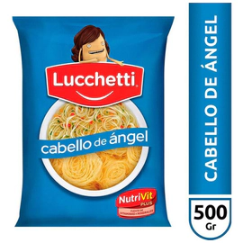 Fideos Lucchetti Cabello De Ángel 500 Gr