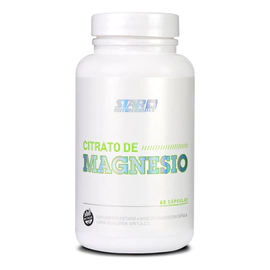 Citrato De Magnesio 500grs X 60 Capsulas - Star Nutrition Sin Sabor