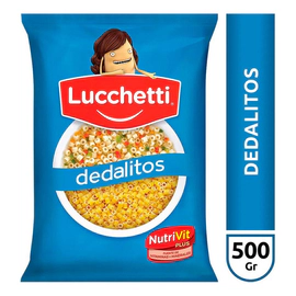 Fideos Dedalitos Lucchetti 500 Gr