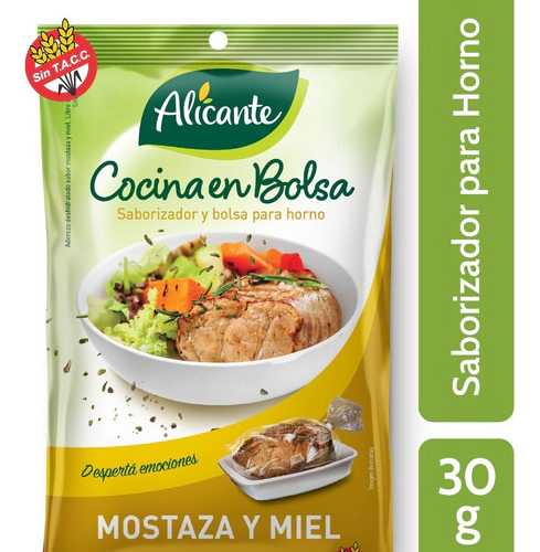 Cocina En Bolsa Alicante Saborizador Mostaza Y Miel 30 Gr