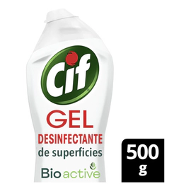 Limpiador Desinfectante De Superficies Cif Gel 500 Gr