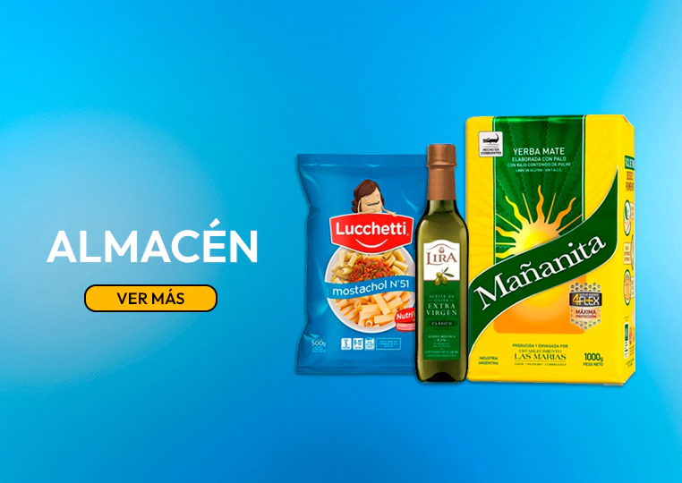 almacén fideos yerba aceite supermercado