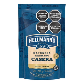 Mayonesa Hellmanns Receta Tipo Casera Doypack 232 Gr