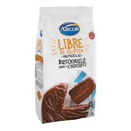 Bizcochuelo De Chocolate Arcor Premezcla Sin Tacc X 500 Gr