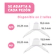 Chicco Pezonera Silicona Skin To Skin M/l