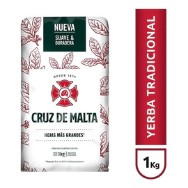 Yerba Mate Cruz De Malta Tradicional 1 Kg