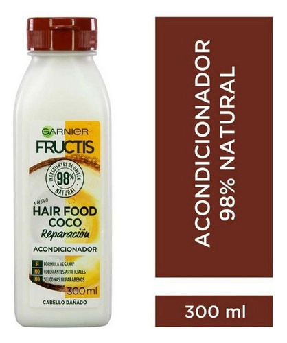 Acondicionador Garnier Fructis Hair Food Coco 300 Ml
