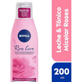 Leche Nivea Rose Care Tonico Micelar 2 En 1 200 Ml