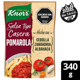 Salsa Knorr Pomarola Tradicional 340g