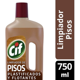 Limpiador Cif Pisos Plastificados Flotantes Botella 750 Ml