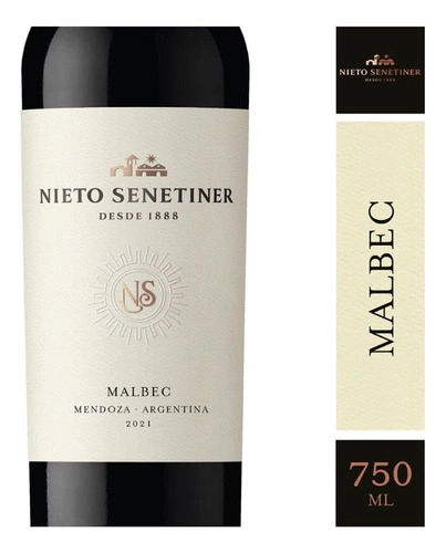 Vino Nieto Senetiner Malbec 750 Cc