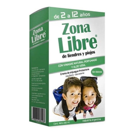 Crema De Enjuague Zona Libre Para Liendres Y Piojos 200 Ml