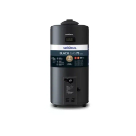 Termotanque Señorial 75 Gas Black 2.0