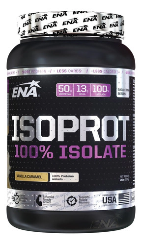 Proteina Ena Isoprot Whey Protein 1 Isolate Vainilla 2 Lb