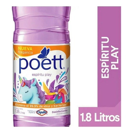 Desinfectante Poett Espiritu Play 1,8 Lt
