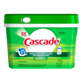 Detergente Cascade Original Lavavajillas Actionpac Tabs 60 U
