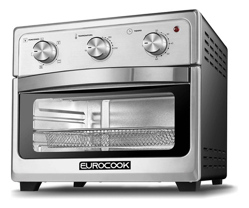 Eurocook Ec -fo16 Horno Freidor 16l Inoxidable 1500w - 220v Inoxidable