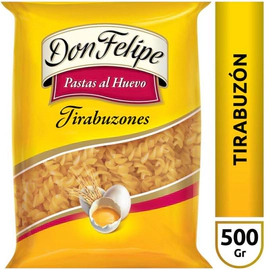 Fideos Don Felipe Tirabuzón Fortificado 500 Gr