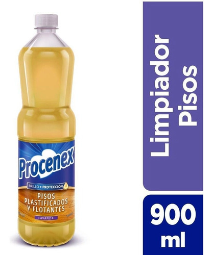 Limpiador Procenex Pisos Plastificados Lavanda 900 Ml