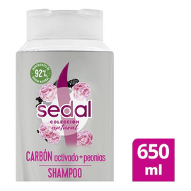 Shampoo Sedal Carbon Activado Y Peonias 650 Ml
