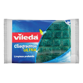 Vileda Esponja De Limpieza Cuadritos Ultra