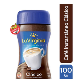Cafe Instantaneo La Virginia Clasico Espuma Sin Tacc 100gr