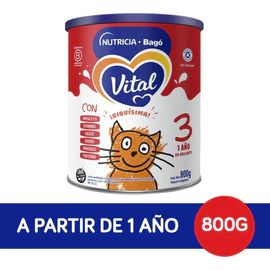 Leche En Polvo Vital 3 Lata Nutricia Bagó 800 Gr