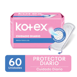 Kotex Protector Diario Cuidado Diario Multiestilo 60 Un