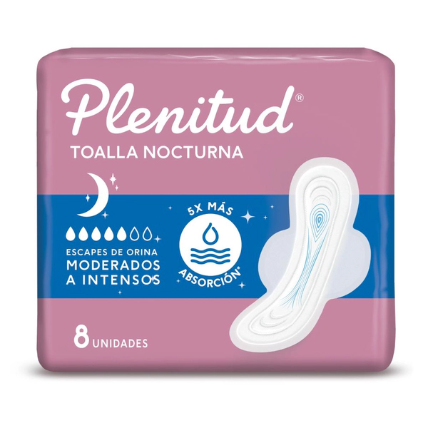 Plenitud Femme Toalla Absorbente Nocturno 8 Un