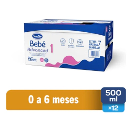 Sancor Bebé 1 Advanced - 500ml X 12 Unidades - Nueva Fórmula
