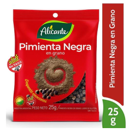 Pimienta Negra En Grano Alicante 25 Gr