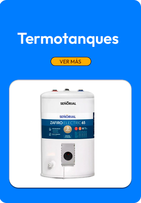 termotanque Señorial Zafiro eléctrico gas