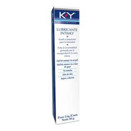 Gel Lubricante Intimo Transparente Soluble En Agua Ky X 50g