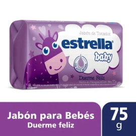 Jabón Estrella Baby De Tocador Duerme Feliz 75 Gr