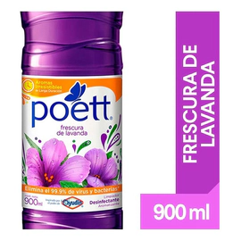 Limpiador Poett Líquido Multi Espacios Aroma Lavanda 900 Ml