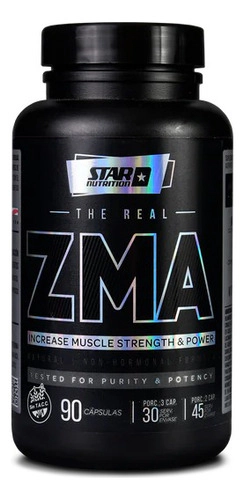 Suplemento Star Nutrition Zma Zinc Magnesio Y Vit B6 90 Caps