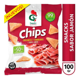 Galletitas De Arroz Gallo Snacks Sabor Jamon X 100 Gr