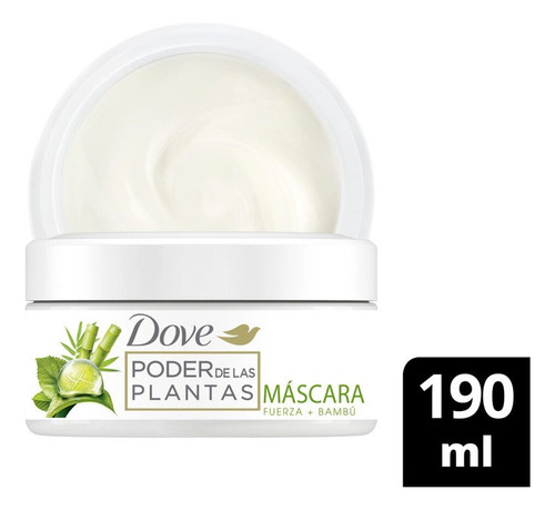 Mascara Tratamiento Dove Real Poder Plantas Fuerza 190 Ml