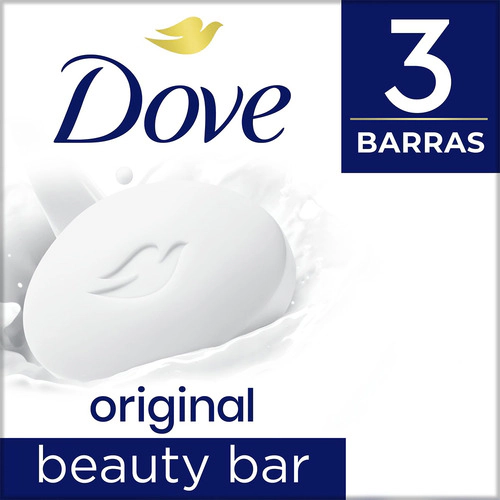 Jabon De Tocador Dove Original Multipack 3 Un 90 Gr