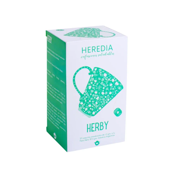 Te Heredia Herby Digestivo 25 Saquitos Ensobrados 37,5 Gr