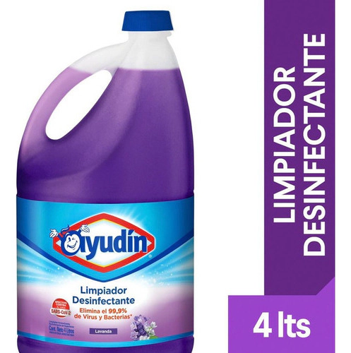 Limpiador Desinfectante Ayudin Lavanda 4 L