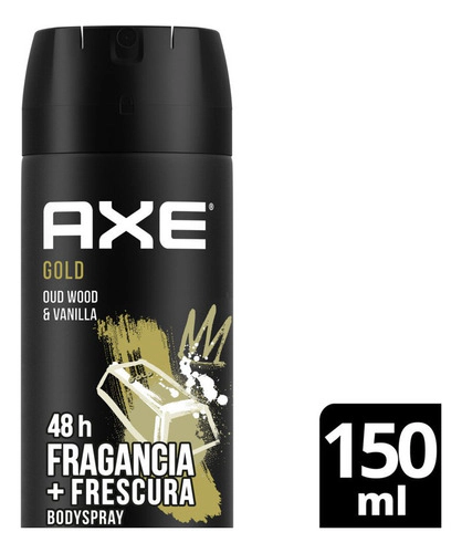 Desodorante Axe Body Spray Gold Vainilla Antibacterial 150ml
