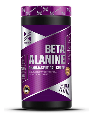 Xtrenght Pre Entreno Fuerza Resitencia Beta Alanina 180 Caps