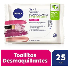 Toallitas Desmaquillantes Nivea Suave 25 Un