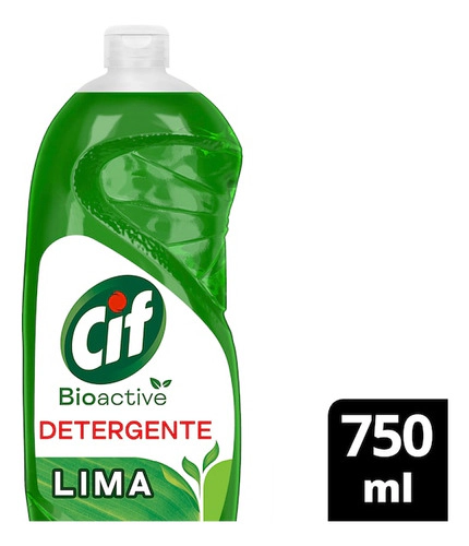 Detergente Cif Bioactive Lima 750 Ml