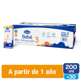 Sancor Bebé 3 Advanced - 200 ml X 30 Unidades - Nueva Fórmula