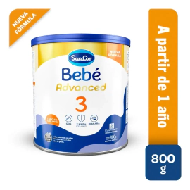 Sancor Bebé 3 Advanced Lata X 800 Grs - Nueva Fórmula
